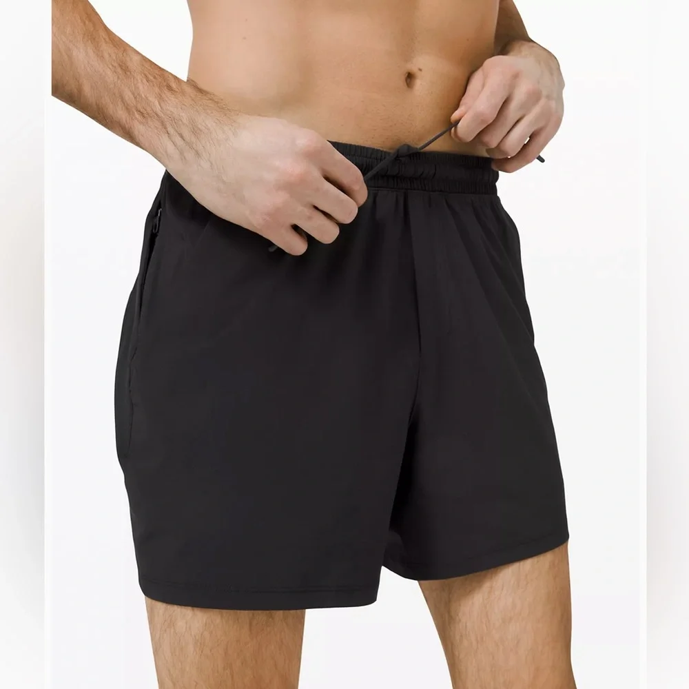 lululemon athletica Men's Black Athletic Shorts